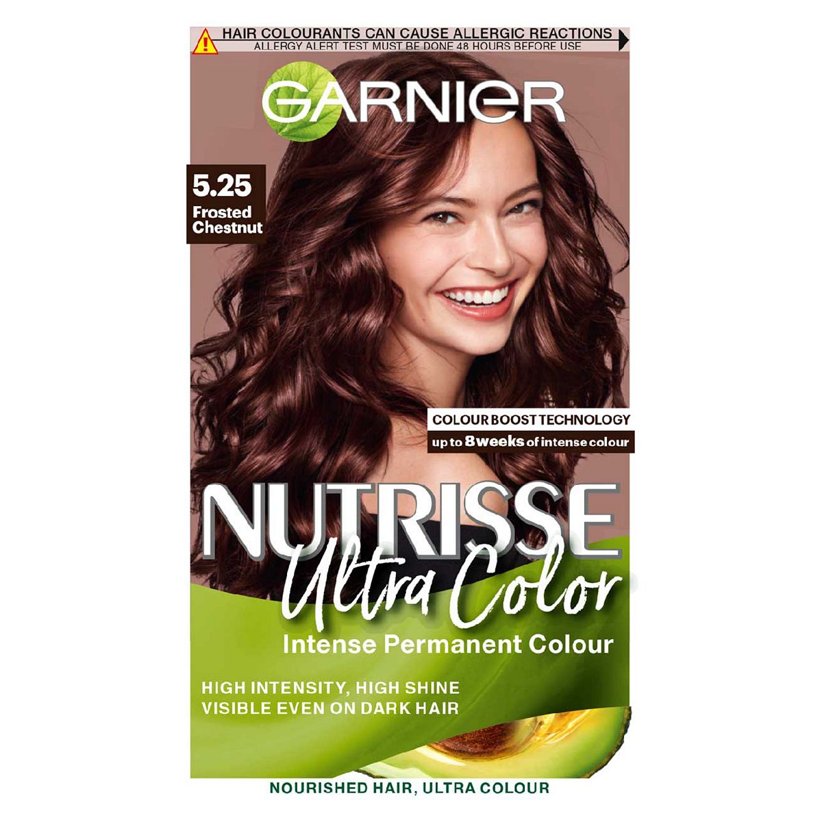 Garnier Nutrisse Ultra Color 5.25 Frosted Chestnut Brown Permanent Hair Dye GOODS Boots   