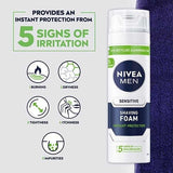 NIVEA Men Sensitive Shaving Foam 200ml GOODS Superdrug   