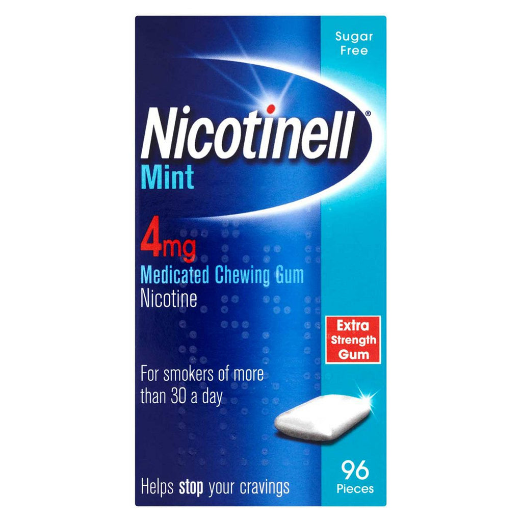 Nicotinell Mint 4mg Medicated Chewing Gum - 96 Pieces