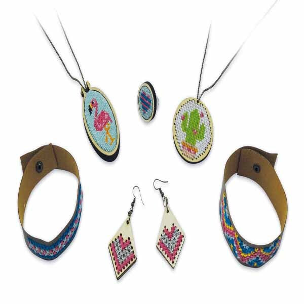 Buki Be Teens embroidered jewellery kit, imported from the UK