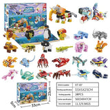 Livingandhome marine animal building block advent calendar (British brand)