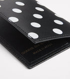 CDG Leather Polka-Dot Card Holder (British brand)
