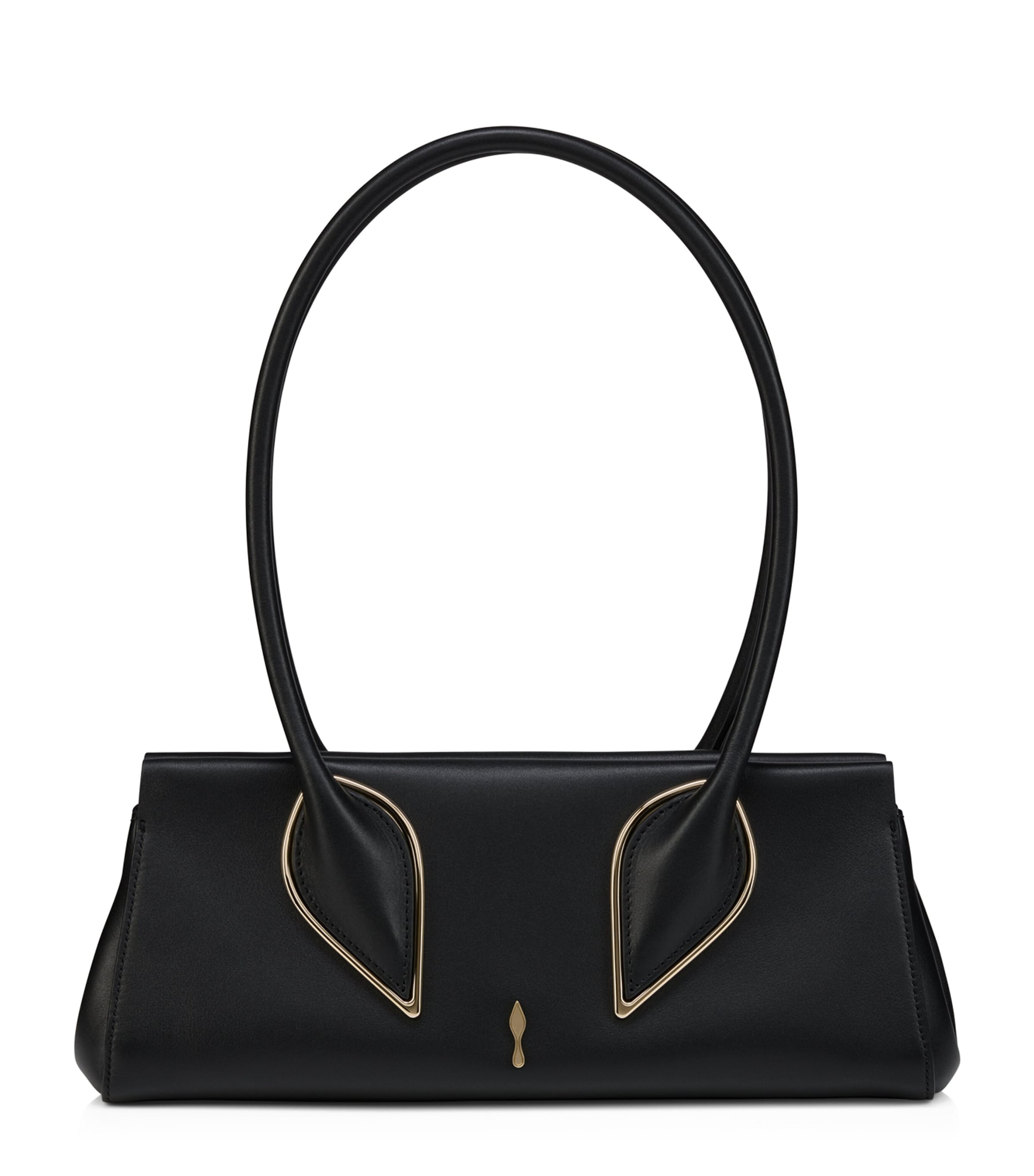 Venus Leather Baguette Shoulder Bag