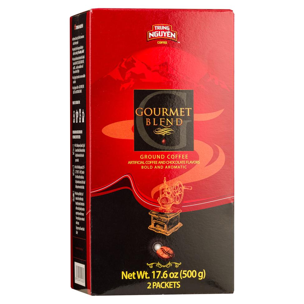 Trung Nguyen Gourmet Blend ground coffee, UK version