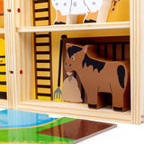 Bigjigs Toys Wooden Farm Animal Play Box GOODS Superdrug   