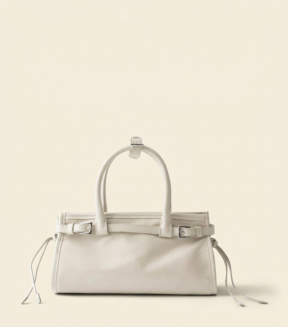 Prada Bonnie mini leather top-handle bag, calfskin, UK version