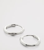 Monica Vinader MV Siren huggie earrings in sterling silver - British product