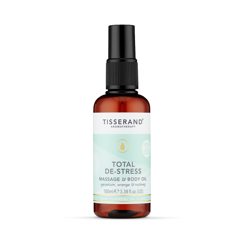 Tisserand Total De-Stress Massage Body Oil 100ml (British brand)