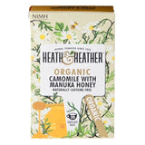 Heath & Heather Organic Camomile with Manuka Honey 20 Tea Bags Herbal Tea Holland&Barrett   