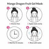 my iN.gredients Mango Dragon Fruit gel face mask, imported from the UK