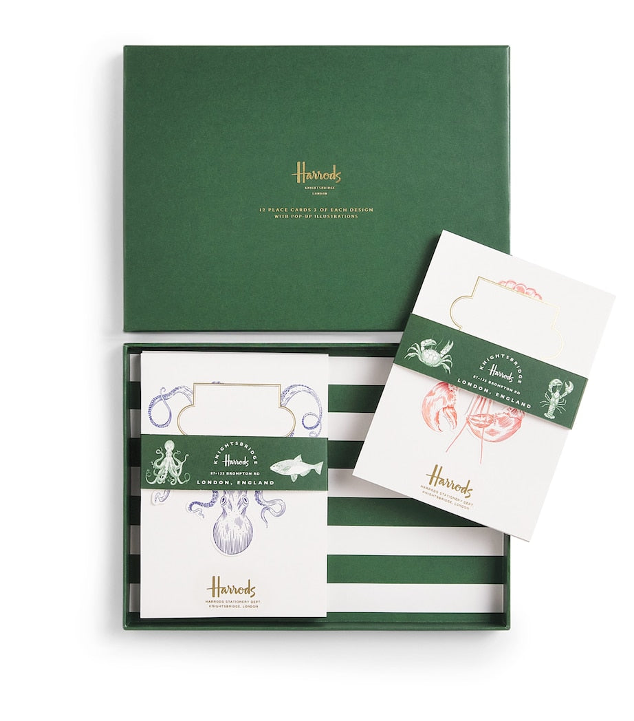 Harrods Set of 12 Character Place Cards