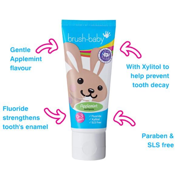 Brush Baby Applemint Baby Toothpaste 50 ml GOODS Superdrug   