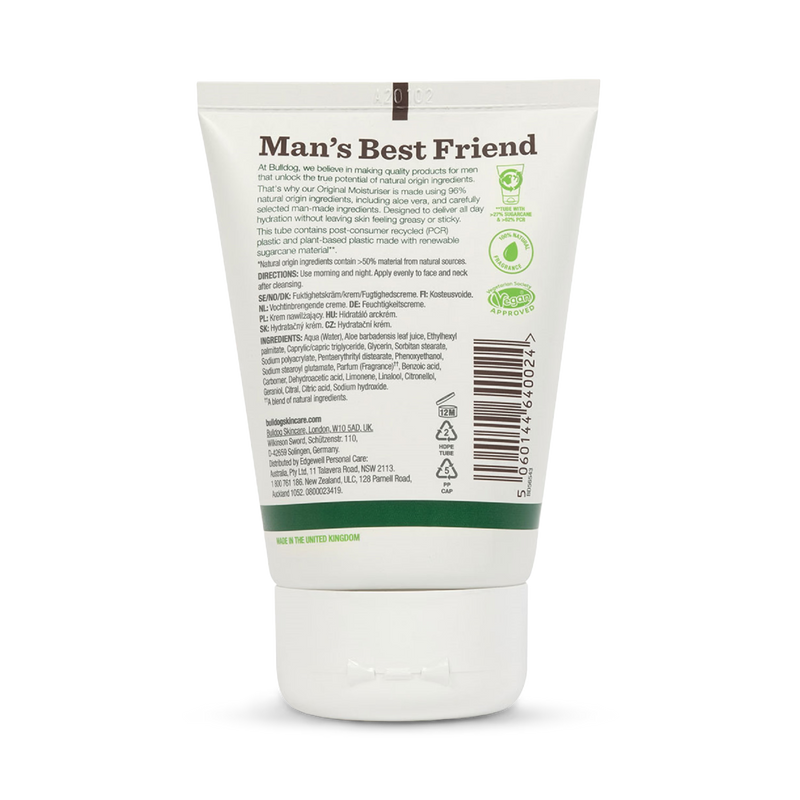 Bulldog Original Moisturiser 100ml - British product