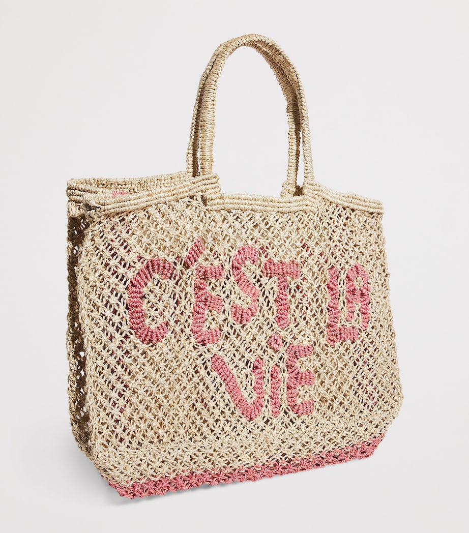 Jacksons Jute C'est La Vie Lavinia tote bag, imported from the UK