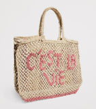 Jacksons Jute C'est La Vie Lavinia tote bag, imported from the UK