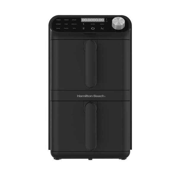 Hamilton Beach XXL Dual Stack 2-Drawer Air Fryer 11L, UK version