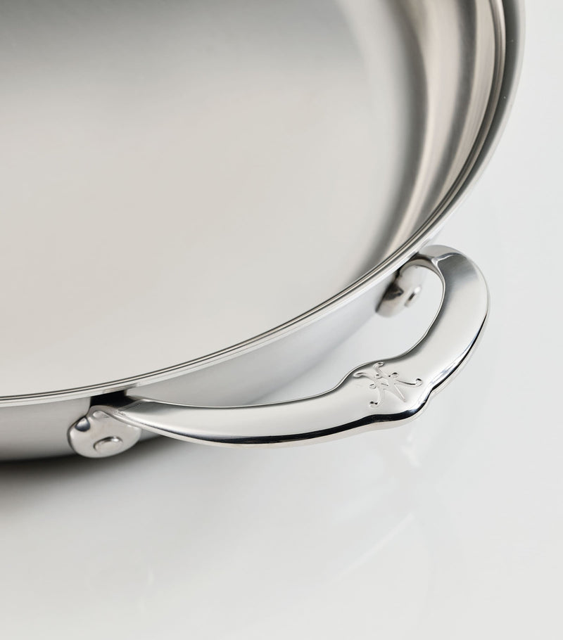 Hestan stainless steel oval au gratin dish 33.5cm, UK version