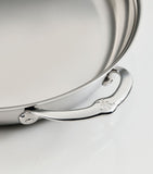 Hestan stainless steel oval au gratin dish 33.5cm, UK version