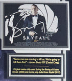 Leipzig Galleries James Bond Skyfall signed framed poster, UK version