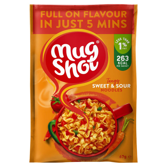 Mug Shot Noodles Sweet & Sour 67g Instant snack & meals Sainsburys   