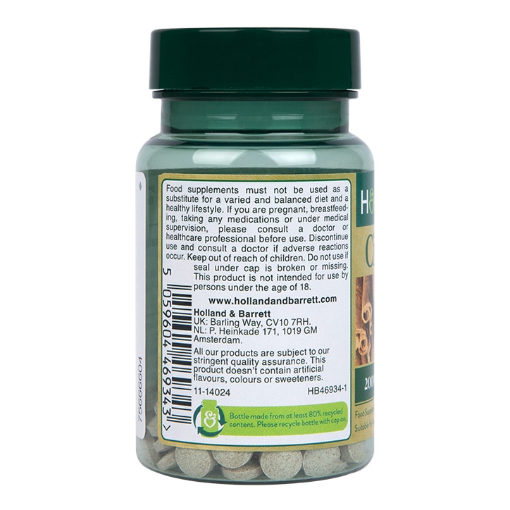 Holland & Barrett Cinnamon 2000mg 90 Tablets GOODS Holland&Barrett   