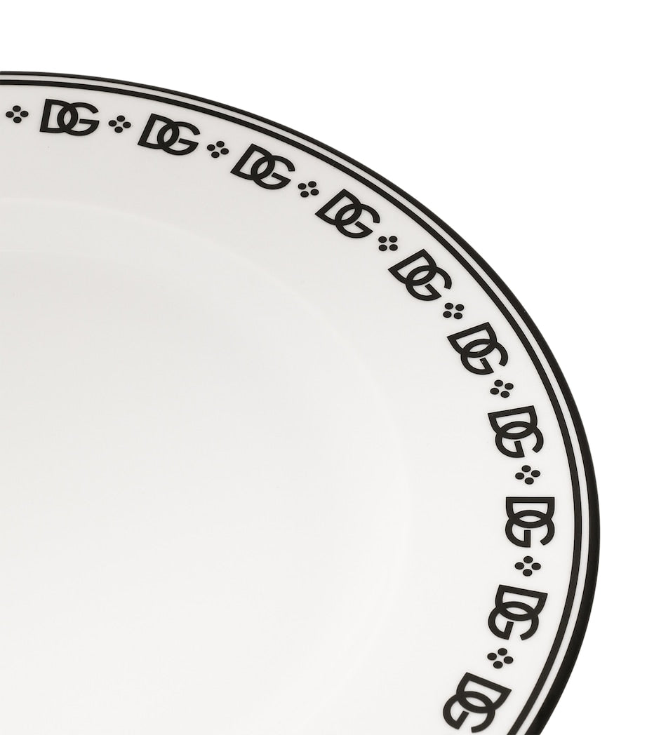 Dolce&Gabbana Casa porcelain DG logo plate 31cm, imported from the UK