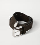 Brunello Cucinelli reversed leather buckle belt 3cm, imported from the UK