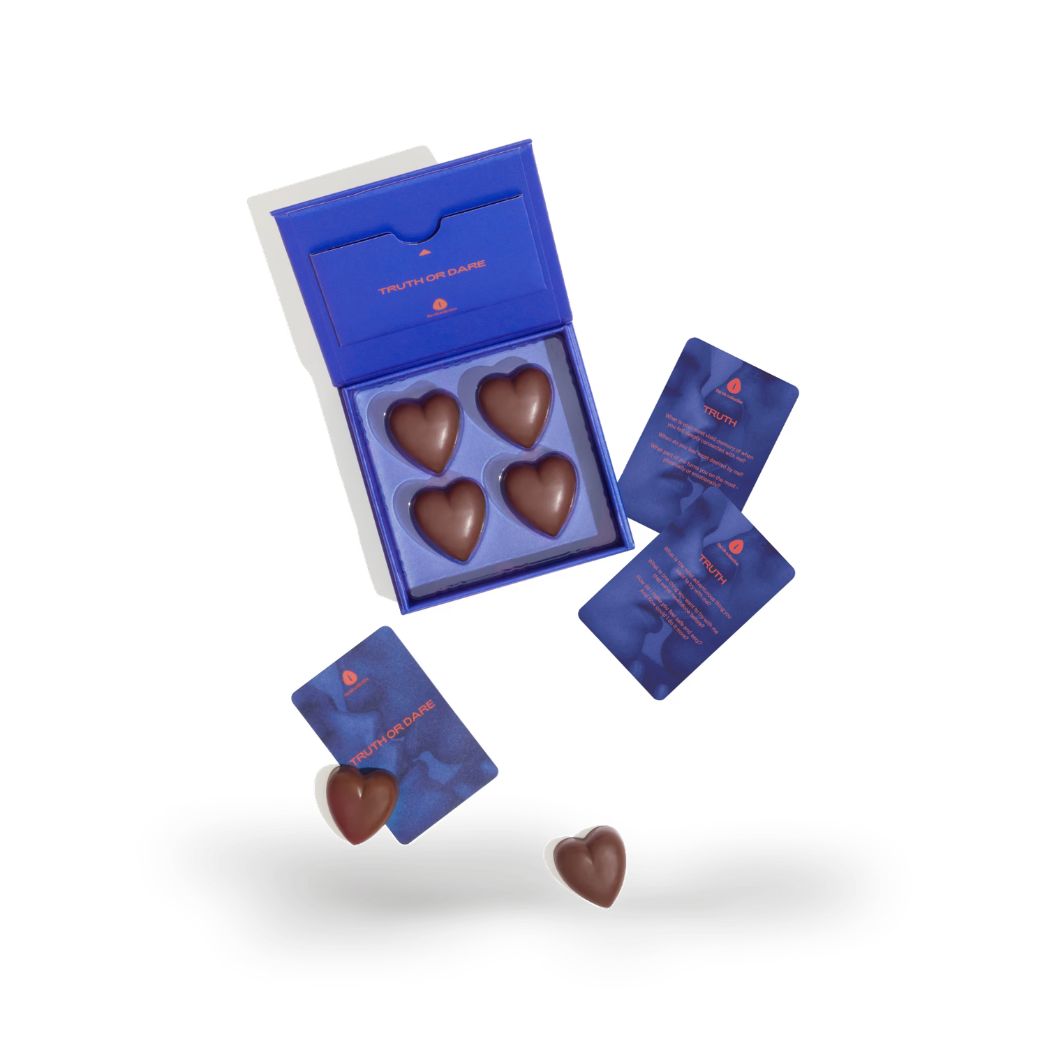 The Oh Collective date night bonbons milk chocolate 50g, imported from the UK