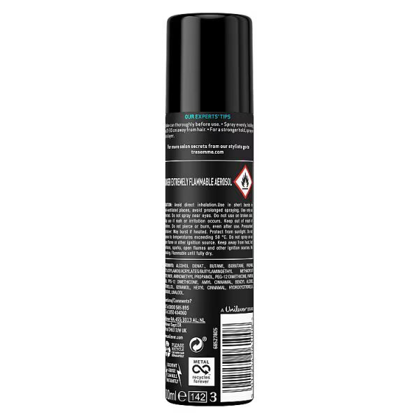 TRESemmé Extra Hold Hairspray 24 Hour Frizz Control 100ml (British brand)