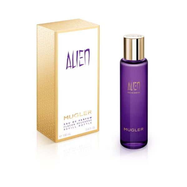 Mugler Alien EDP perfume refill bottle 100ml, imported from the UK