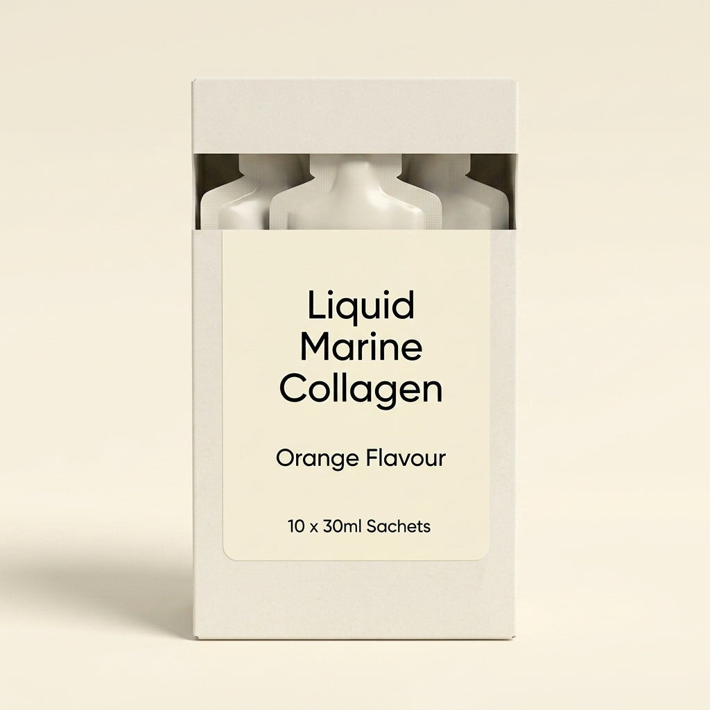 Holland & Barrett Expert Marine Collagen Orange Liquid Sachets - British product