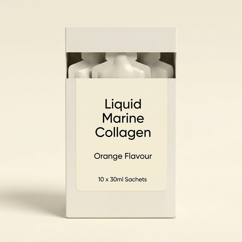 Holland & Barrett Expert Marine Collagen Orange Liquid Sachets - British product