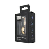 Loving Joy Toosh small metal butt plug red stone (British brand)