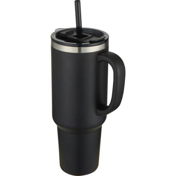 Sydney vacuum insulated mug with straw 1200ml, imported from the UK