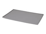 Feeding mat for pet bowls with raised edge (British brand)