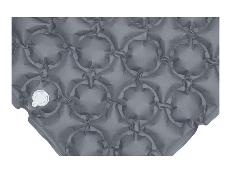 Air Cell camping mat with inflatable pillow 193cm, imported from the UK