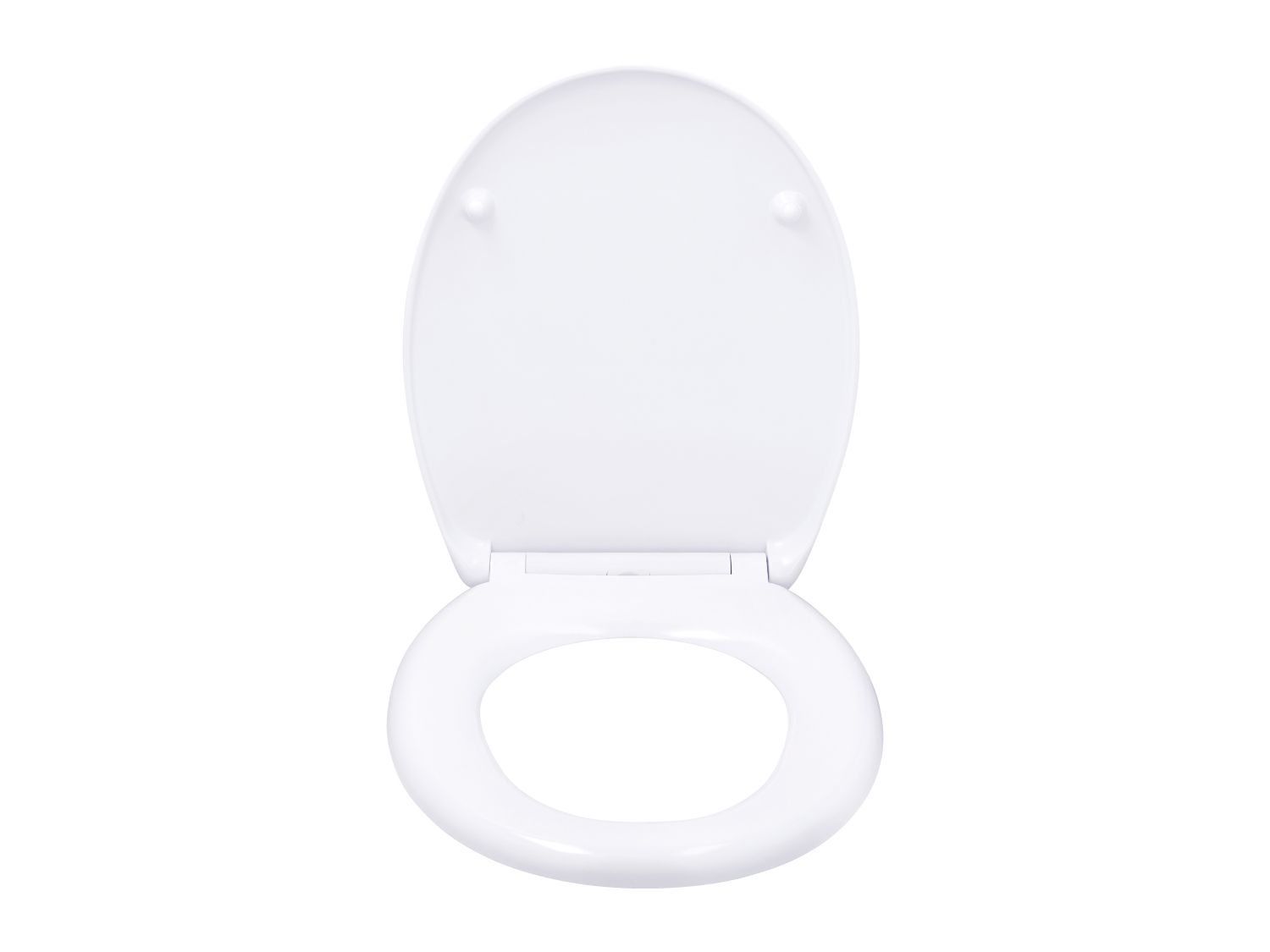 Duroplast toilet seat with soft-close mechanism - British product