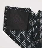 Giorgio Armani silk arrow jacquard tie 8cm, UK version