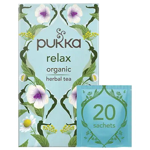 Pukka Herbs Relax Herbal Tea - 20 Teabags GOODS Superdrug   