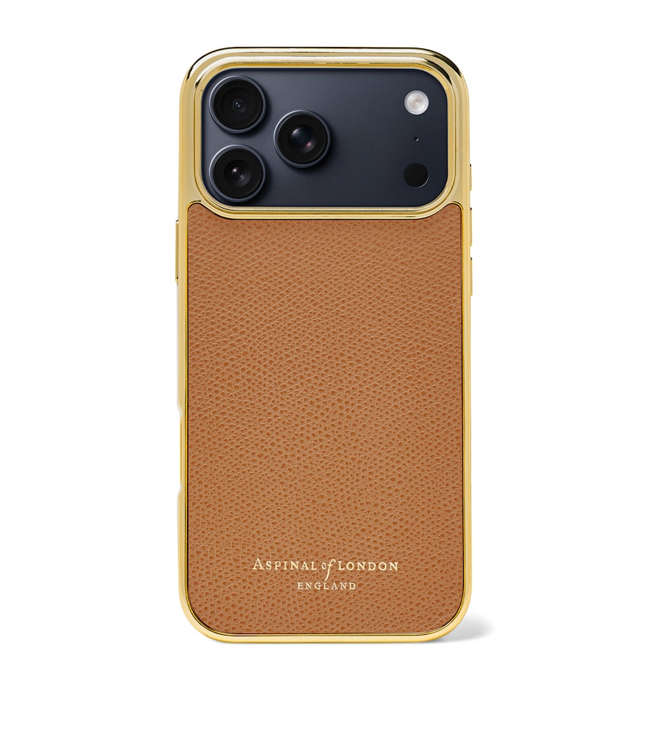 Aspinal of London leather iPhone 17 Pro case, UK version