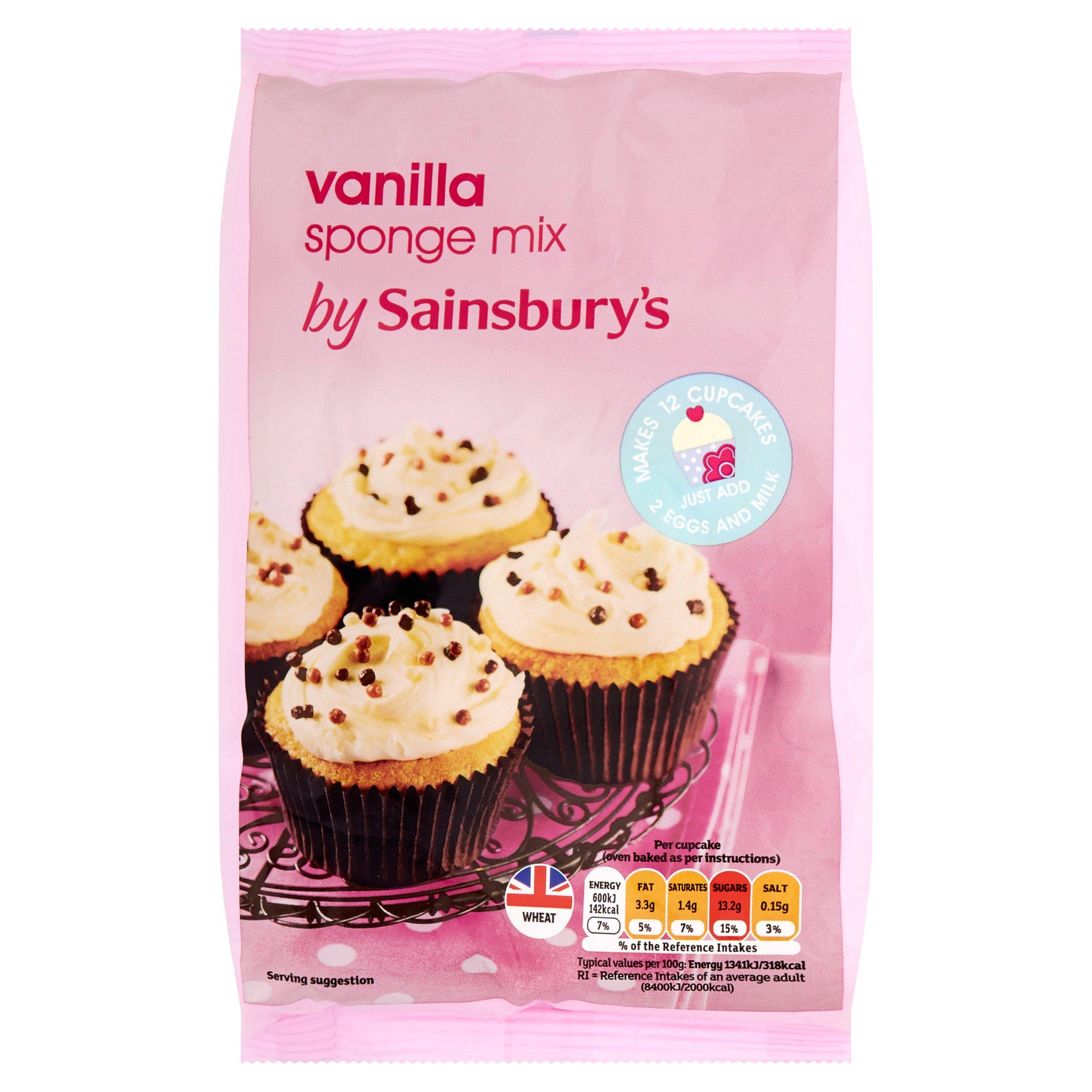 Sainsbury's Vanilla Sponge 400g GOODS Sainsburys   