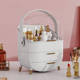 Livingandhome white makeup organizer with drawers - British product