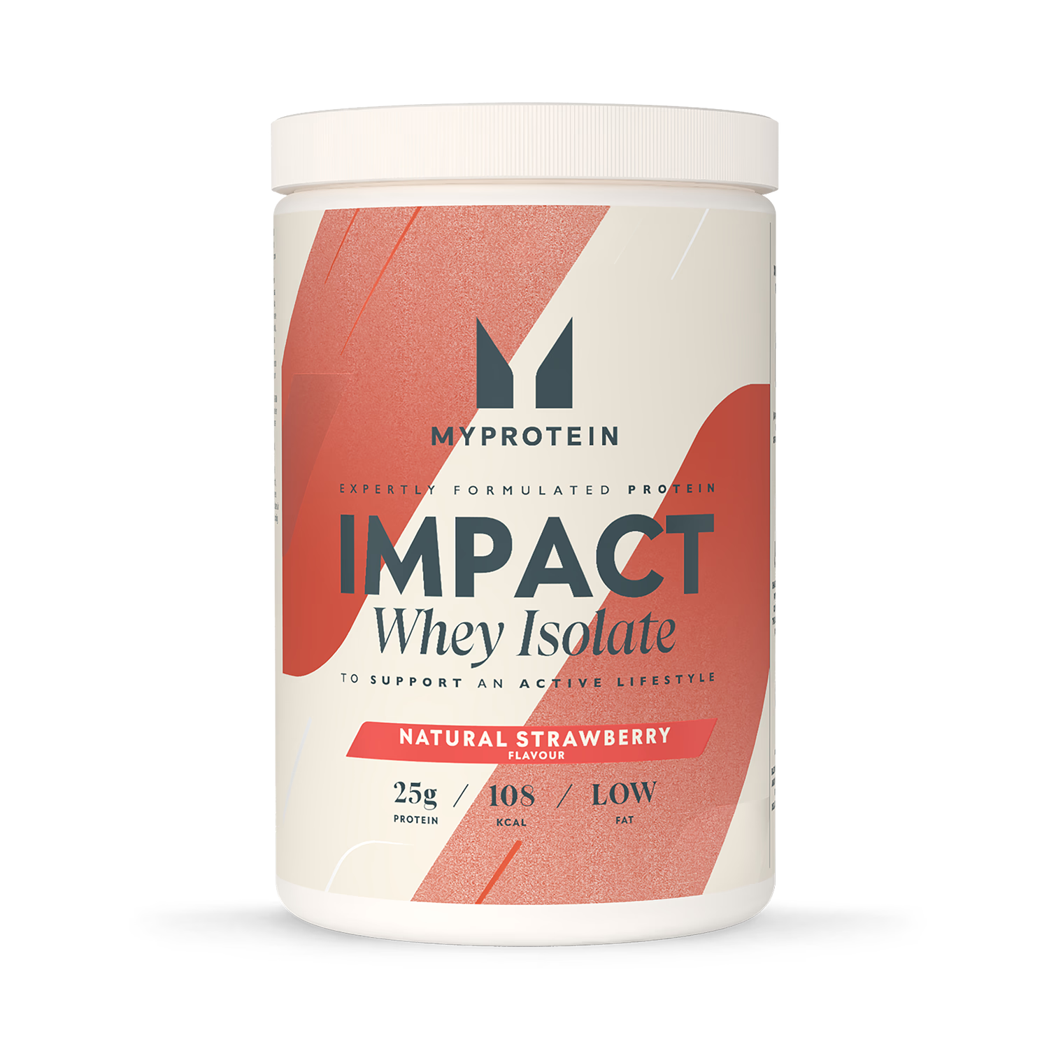 Myprotein Impact Whey Isolate Natural Strawberry 480g, imported from the UK