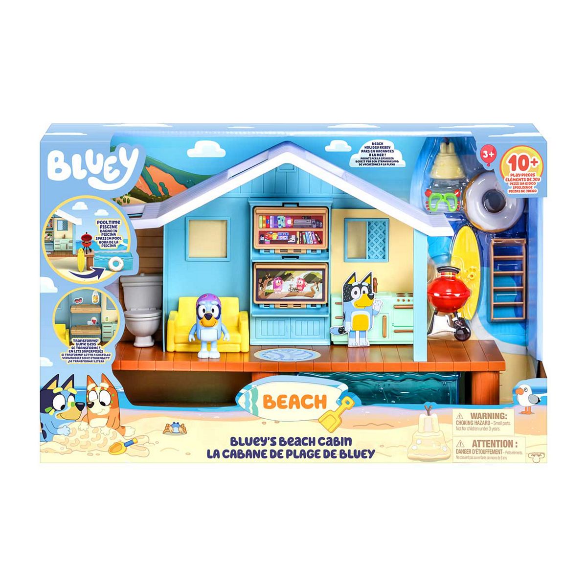 Blueys Beach Cabin Adventure Playset GOODS Boots   