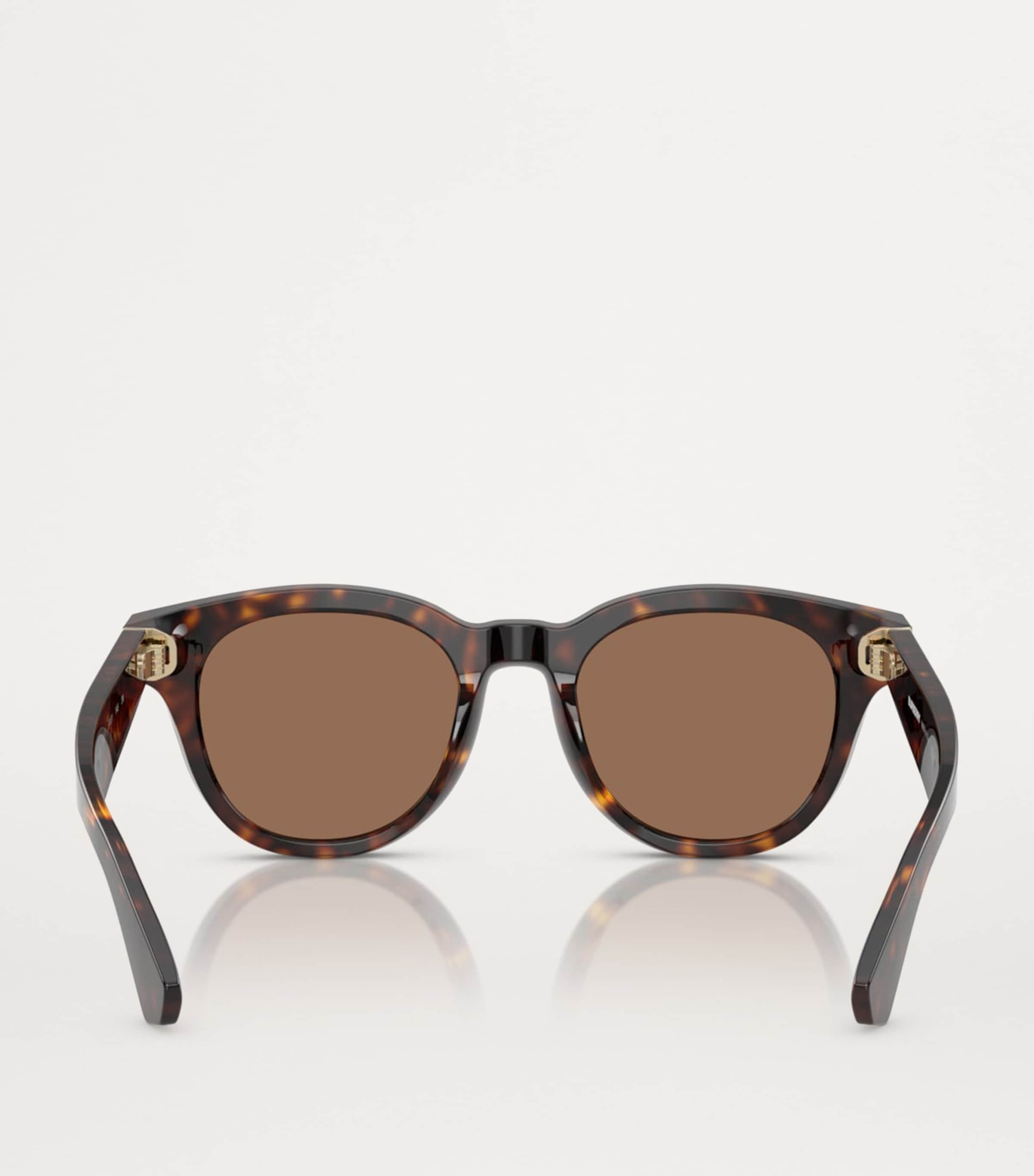 Burberry acetate round sunglasses - British product