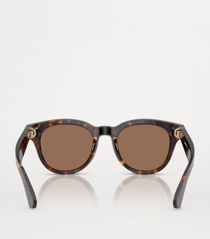 Burberry acetate round sunglasses - British product