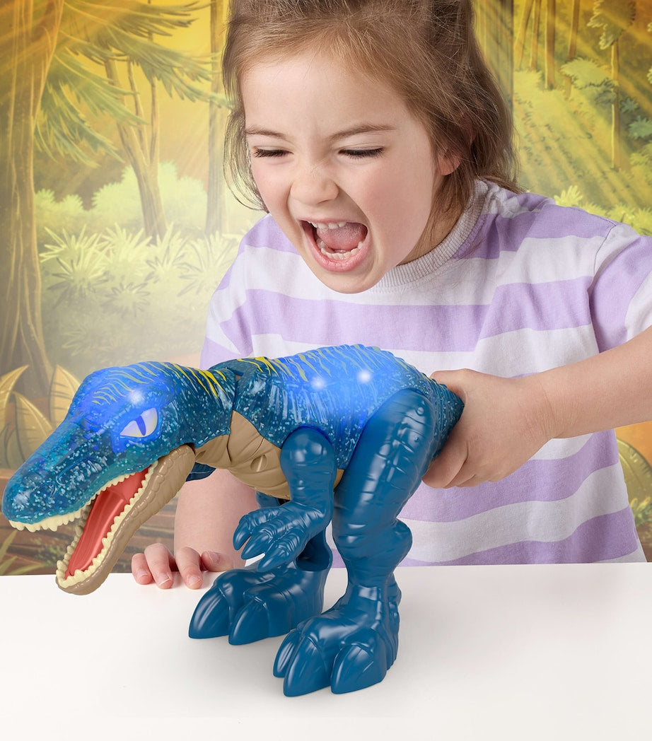 Jurassic World Growl and Glow Baryonyx dinosaur toy, 10-inch tall, UK version
