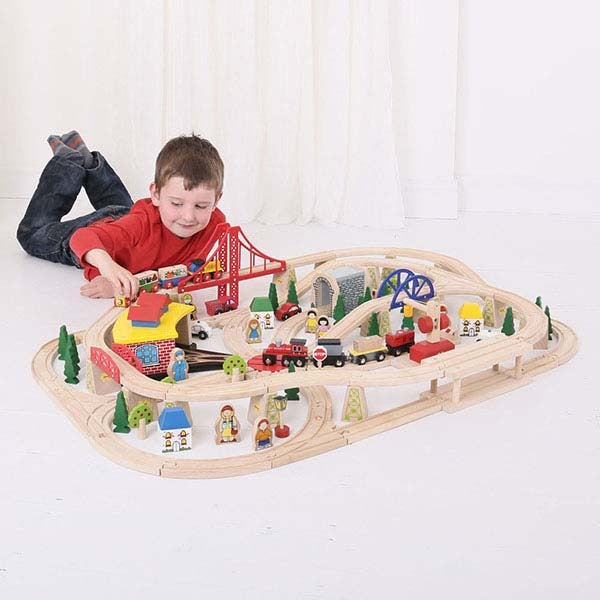 Bigjigs Rail Freight Train Set GOODS Superdrug   