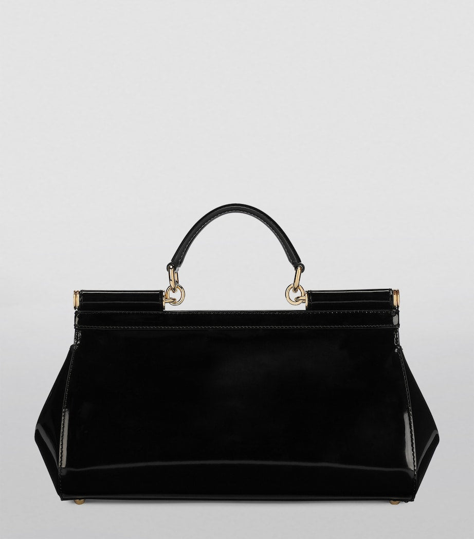 Dolce & Gabbana patent leather Sicily top-handle bag, imported from the UK