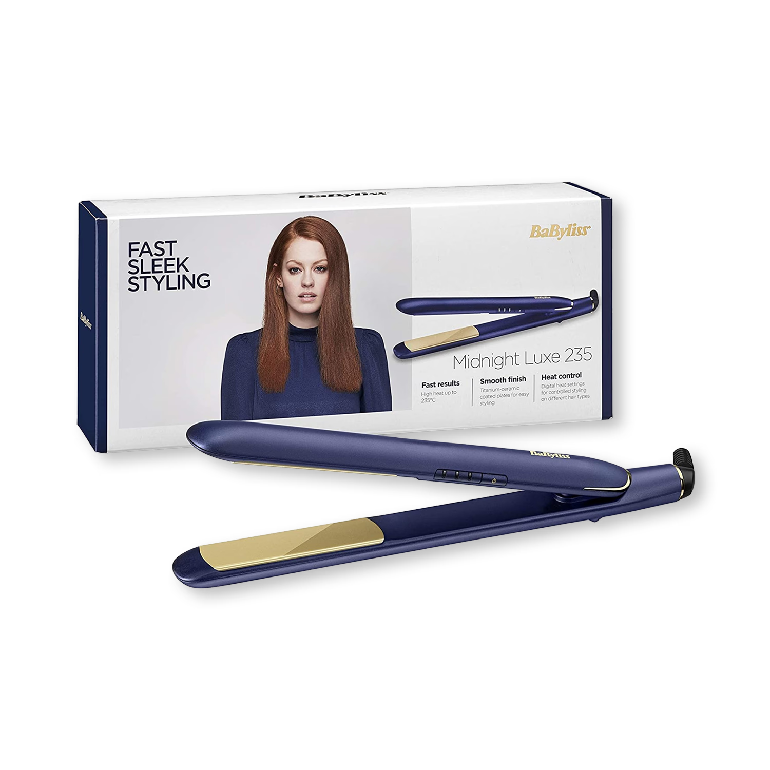 BaByliss Luxe hair straightener, imported from the UK
